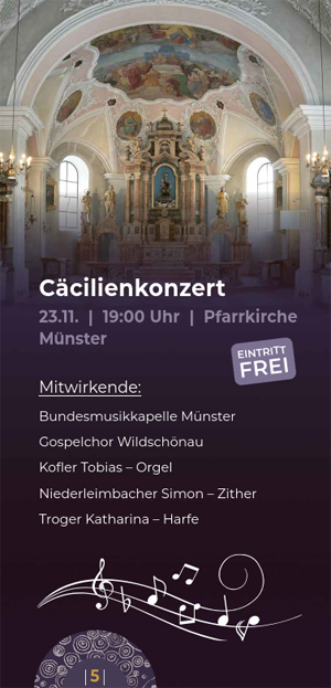 Cäcilienkonzert Münster November 2024